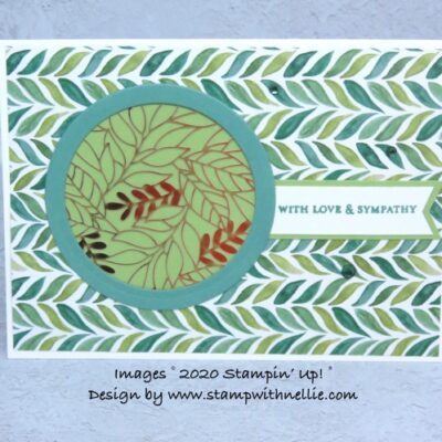 Designer Series Paper Sale now on! Forever Greenery examples