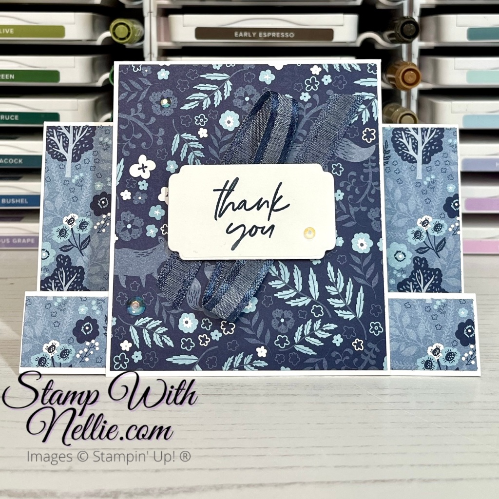 Customer thank you cards using Countryside Inn designer series paper ...