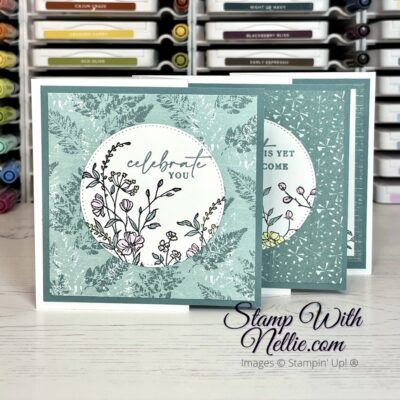 Dainty Delight triple panel concertina card – with tutorial