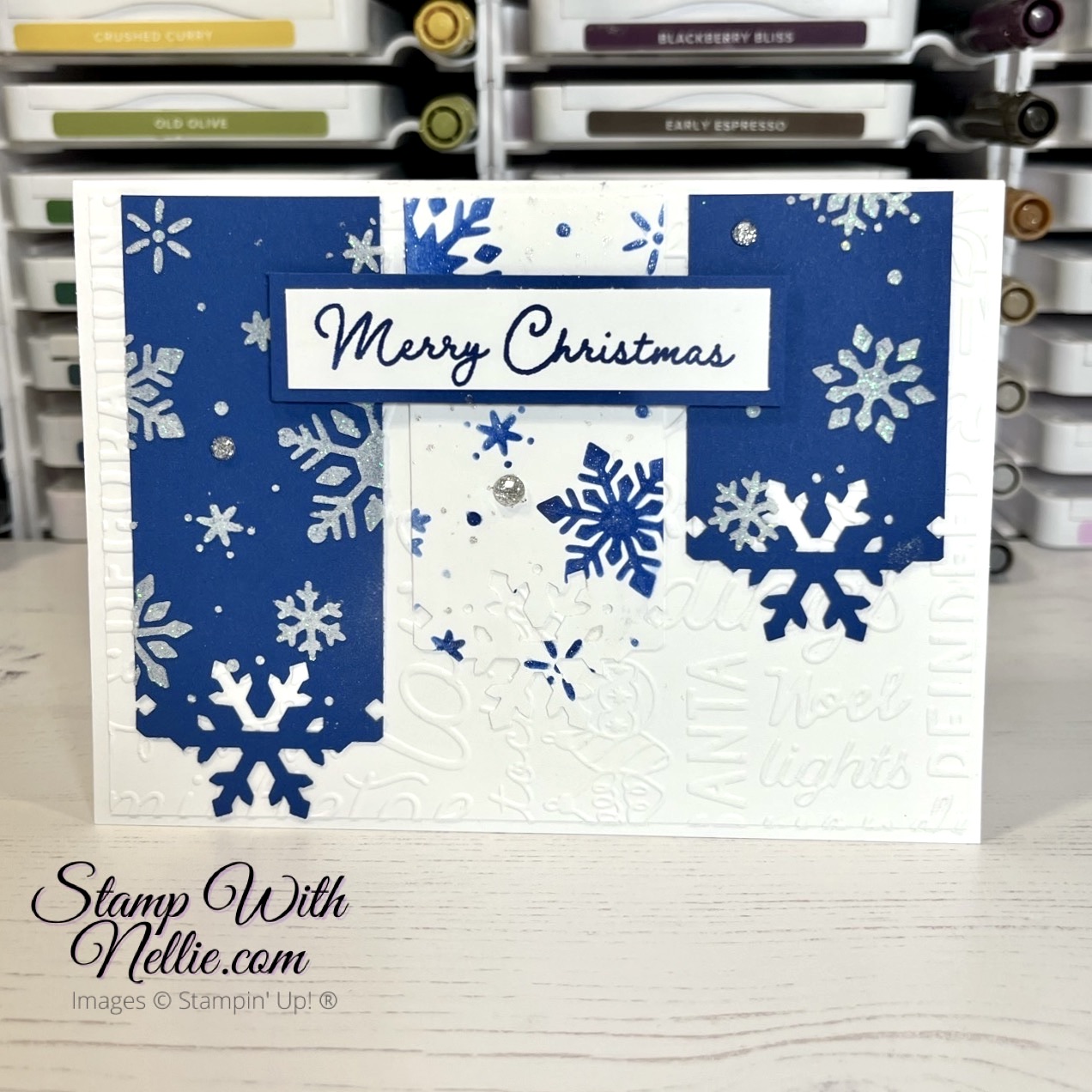 Sparkling Snowflakes Tag Topper Punch by Stampin' Up!