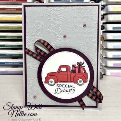 Trucking Along Special Delivery card – Creative Colour Challenge 105