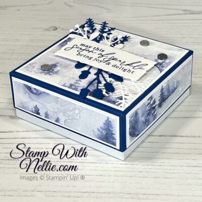 Winter Meadow gift box for tea lights – Festive Fridays
