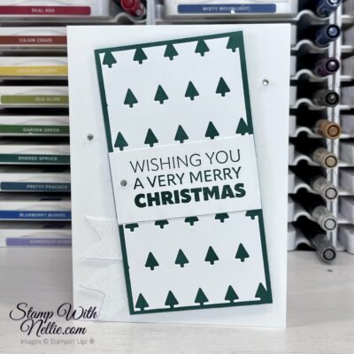 Tiny Christmas Trees card