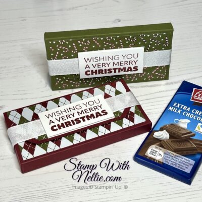 Shining Christmas Chocolate gift box – tutorial