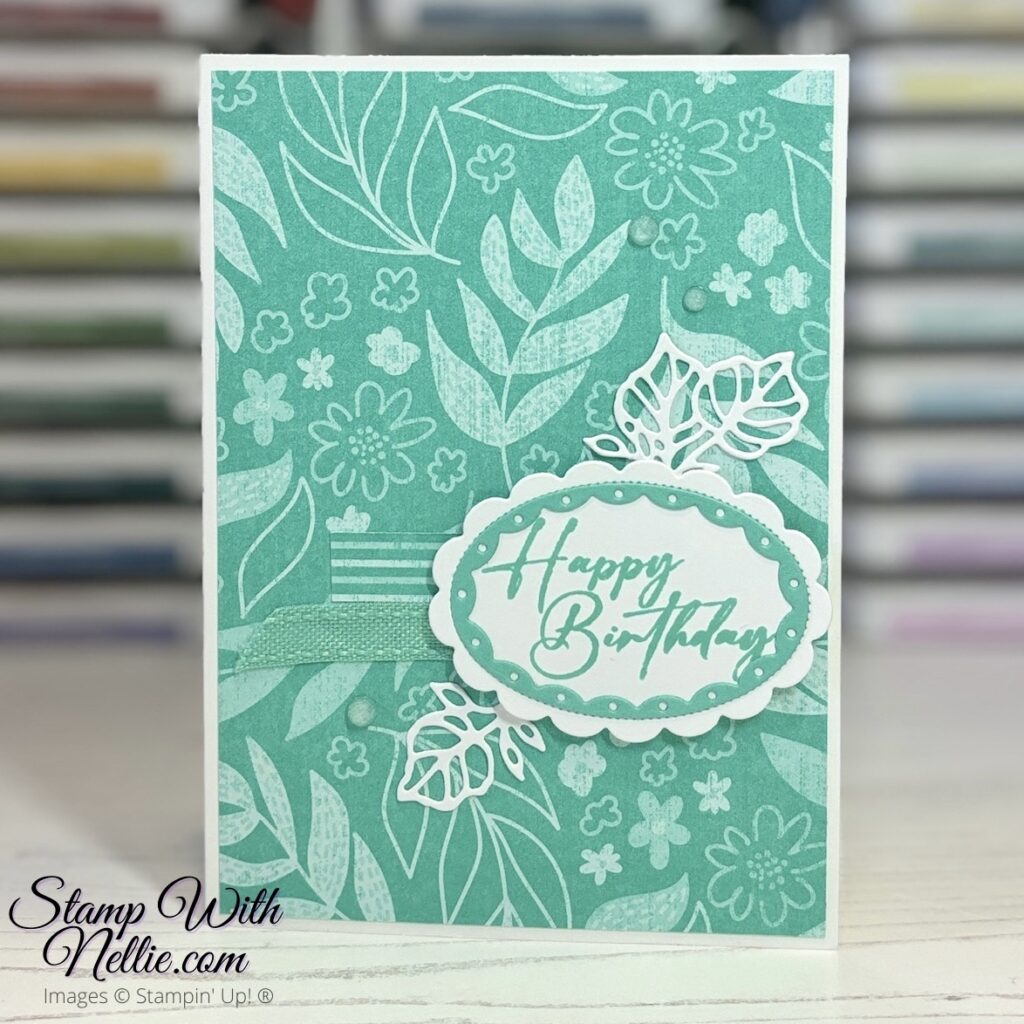 Summer Splash birthday card - Stamp with Nellie