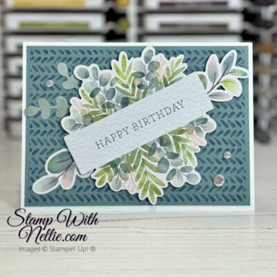 Frames & Flowers birthday card