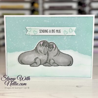Partial die cut card – Touches of Ink Blog Hop June 2024