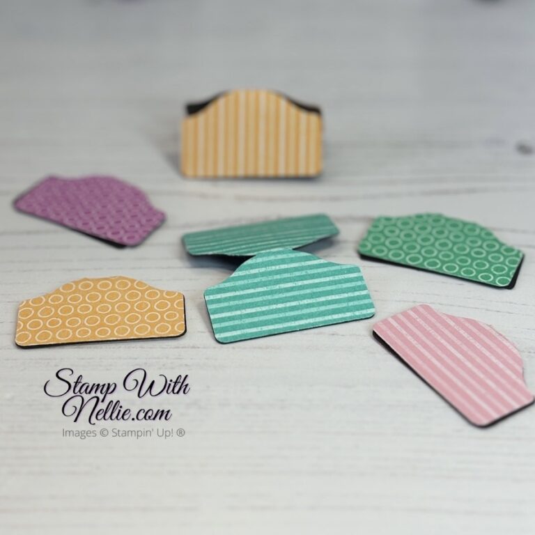 Keeping tabs magnetic page markers - Stamp with Nellie