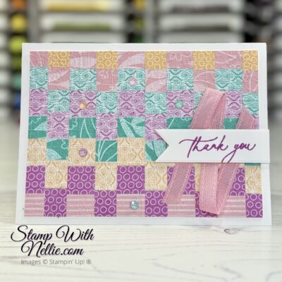 In Colors Bargello card – tutorial