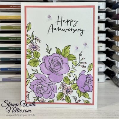 Layers of Beauty anniversary card – CCC154