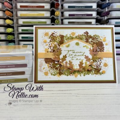 Autumnal In Colors card – Stamp Around UK Video Hop – September 2024