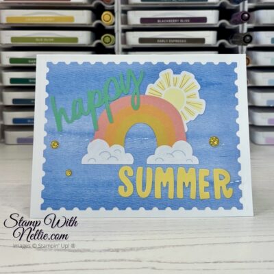 Summer Ephemera card – InspireInk Blog Hop