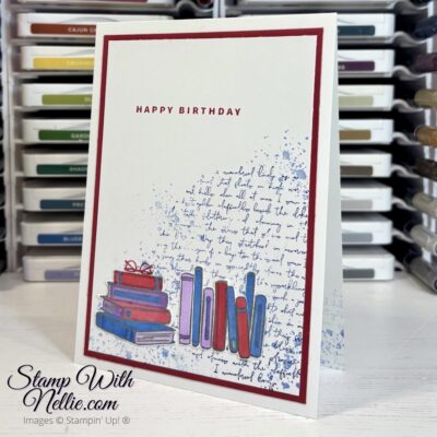 For The Books birthday card – CCC176