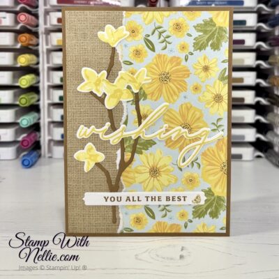 Delightful Wishes card – Touches of Ink Blog Hop January 2025