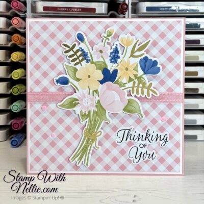 Wildflower Birthday square card