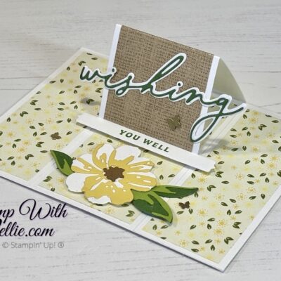 Delightful Wishes easel card – tutorial