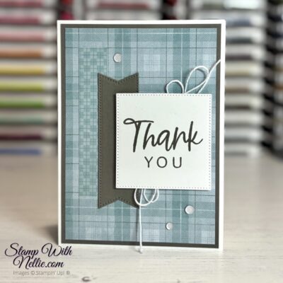 Timeless Plaid thank you cards