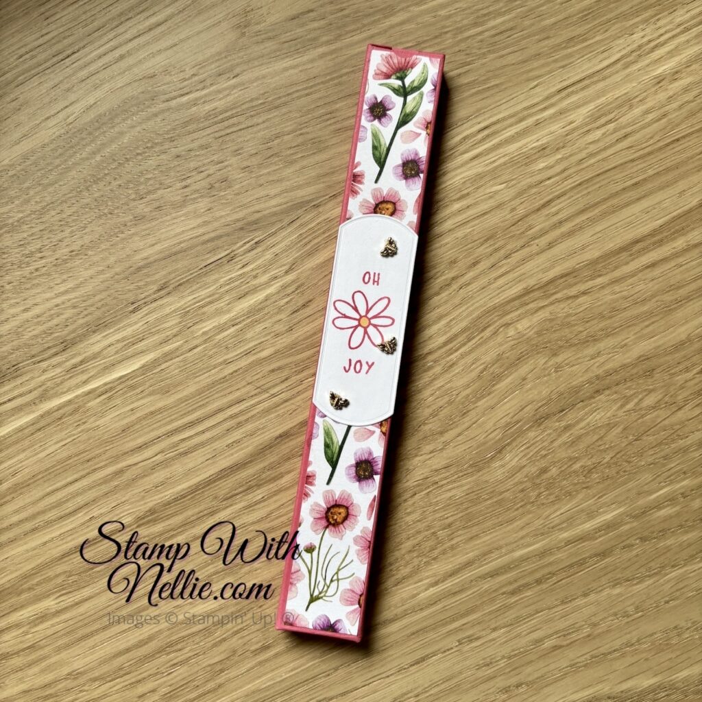 Floral Impressions pencil box - tutorial - Stamp with Nellie