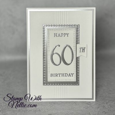 CAS 60th birthday card
