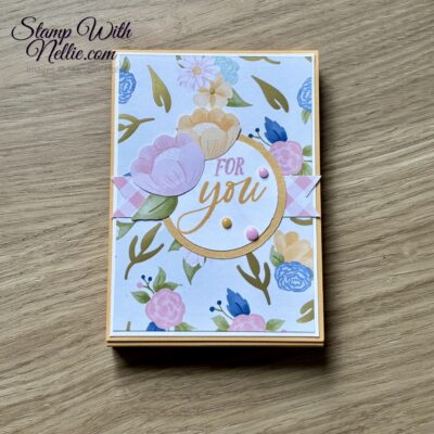 Wildflower Birthday pop up gift package – tutorial