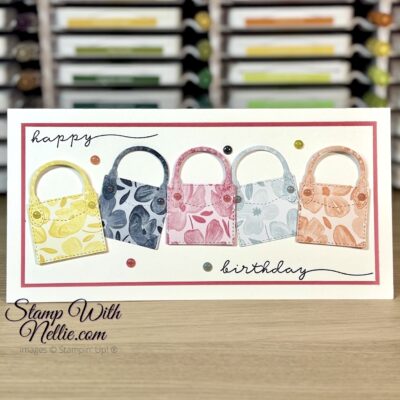 Notes & Totes slimline card – The Project Share Blog Hop – June  2025