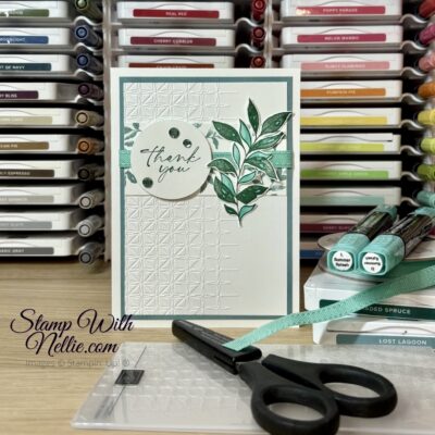 Textured Notes thank you card – CCC196