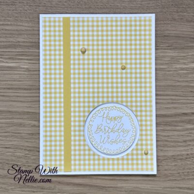 Encircled With Love birthday card – tutorial