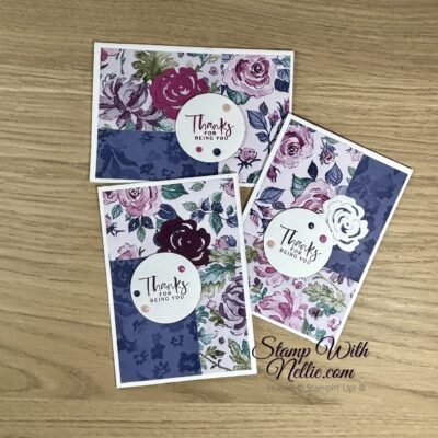 Floral Charm note cards