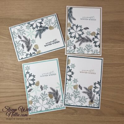 Simple Stamping Christmas cards – tutorial