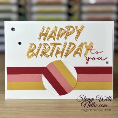 Layered Thoughts birthday card – CCC210