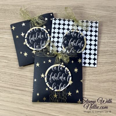 Modern Christmas gift package – tutorial