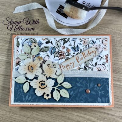 Floral Charm birthday card – Touches of Ink Blog Hop October 2025