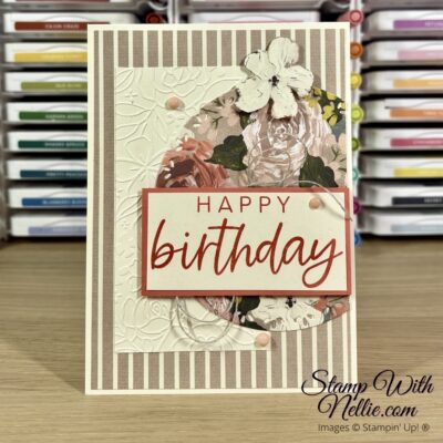 Brushed With Beauty birthday card