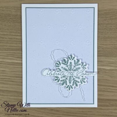 Delicate Pines CAS card – The Project Share Blog Hop – November 2025