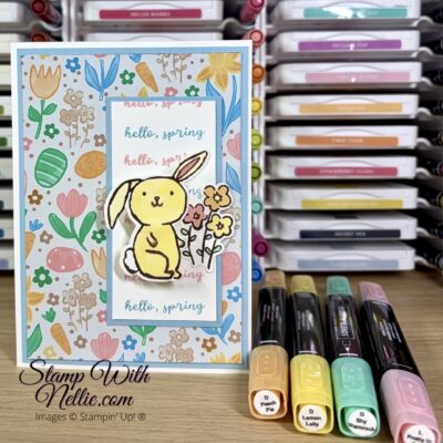 Easter Joy Spring card – Stamp Around UK Video Hop – February 2026
